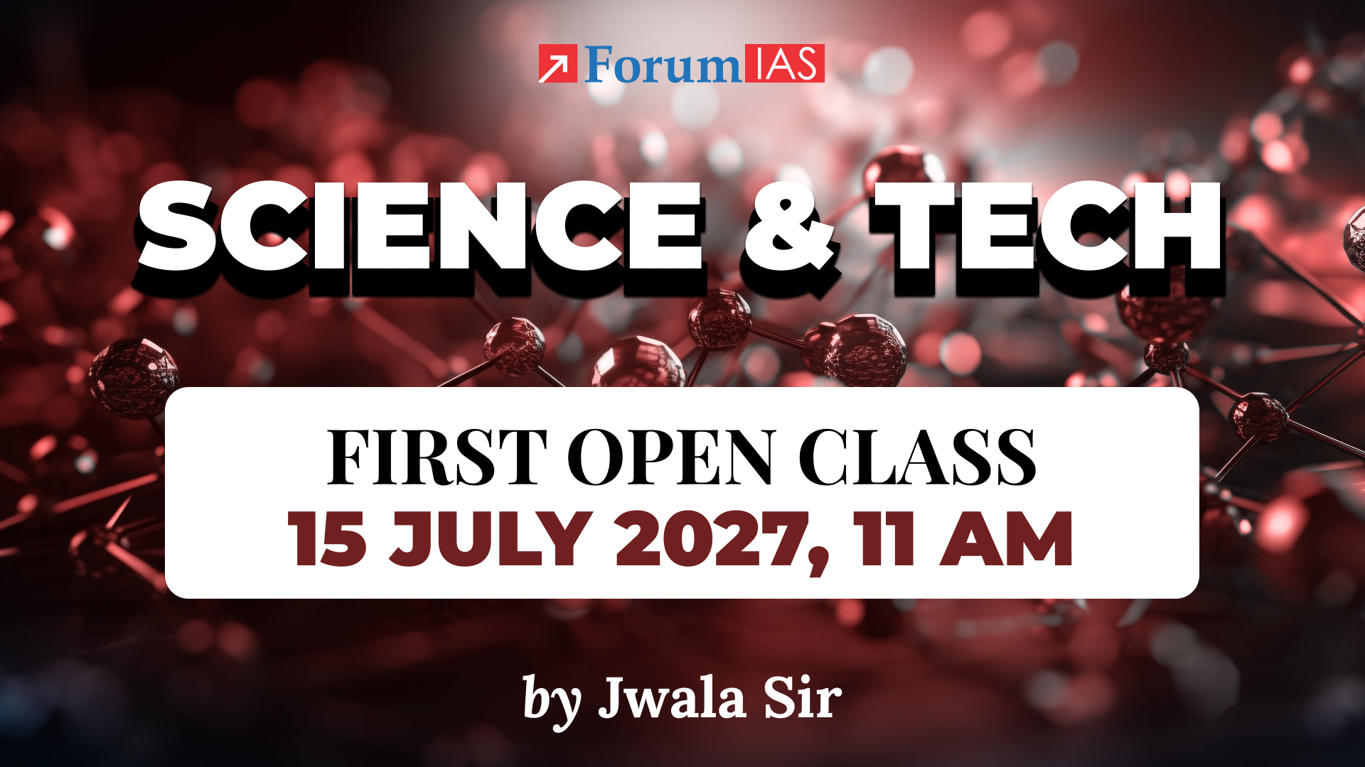 GS Foundation 2027 | Science & Tech Open Class 